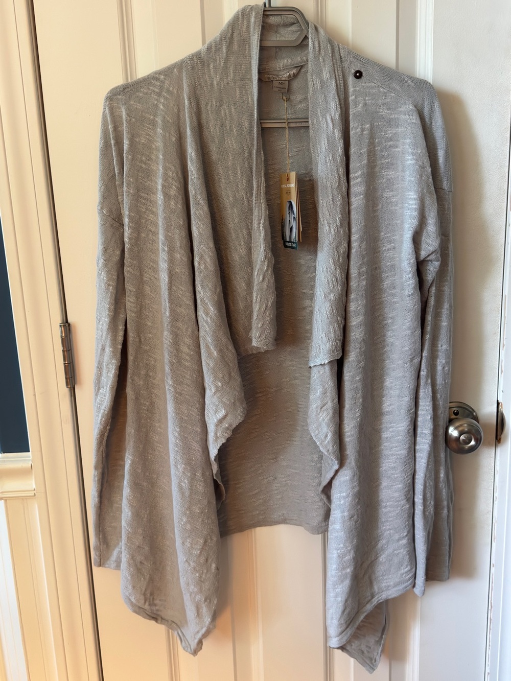 Royal Robbins Light lavender Open-Front Draped Women's Cardigan